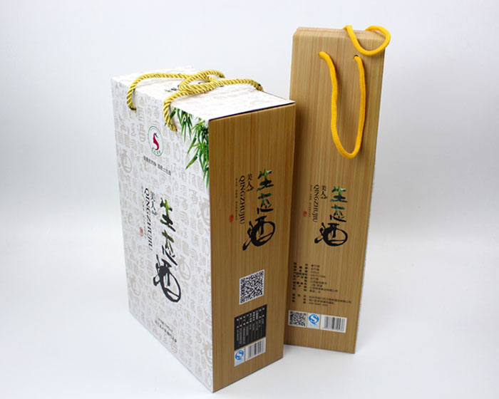 個(gè)性禮盒包裝讓“竹筒酒”身價(jià)倍增，長(zhǎng)沙包裝印刷廠再為桃江特產(chǎn)定制包裝